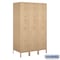 Salsbury Industries 4 Tier Metal Locker, 54"Wx78"Hx21"D, 12 Door, Tan, Unassembled 18-54361TN-U - alternate 1